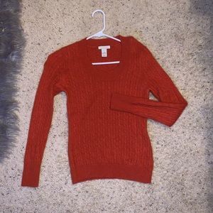 Red sweater